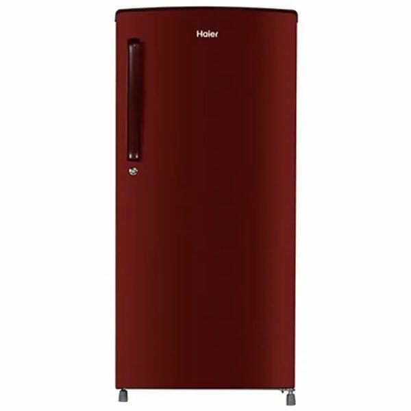 Haier HRD-1851BBR 165 Litre 2 Star Single Door Refrigerator, Burgandy Red