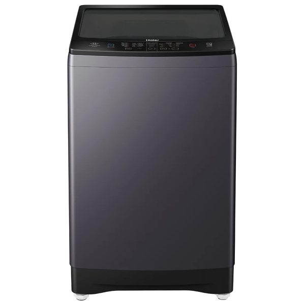 Haier HWM80-H826S6, 8 KG Fully Automatic Top Load Machine with Storm Pulsator, 3 Hot Water Modes, 15 Minutes Quick Wash and Built-In Heater, Silver