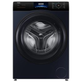 Haier HW80-IM12929EBKF, 8 KG 1200 RPM Fully Automatic Frontload Machine with Inverter Motor, 525MM Super Drum and 12 Year Motor Warranty, Black