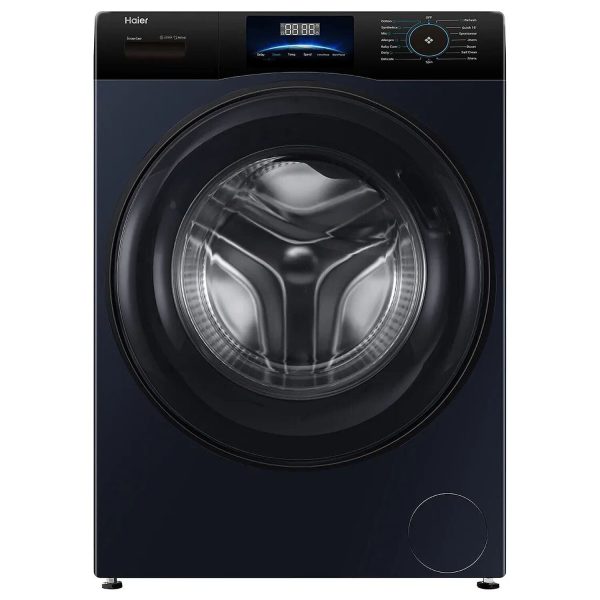 Haier HW80-IM12929EBKF, 8 KG 1200 RPM Fully Automatic Frontload Machine with Inverter Motor, 525MM Super Drum and 12 Year Motor Warranty, Black