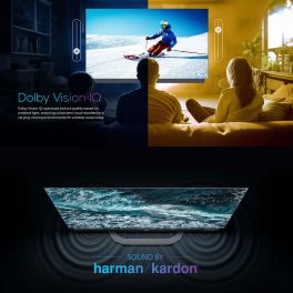 Haier 55C11, OLED TV with Dolby Vision and Harman Kardon Speakers with Hands Free Operation, Grey