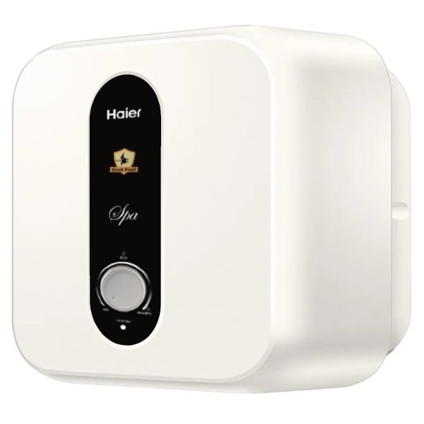 Haier ES10V-S1, 10 Litre Vertical Storage water Heater with Glass Lined Tank, 8 Bar Pressure and 4 Star Rating, White