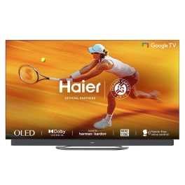 Haier 55C11, OLED TV with Dolby Vision and Harman Kardon Speakers with Hands Free Operation, Grey
