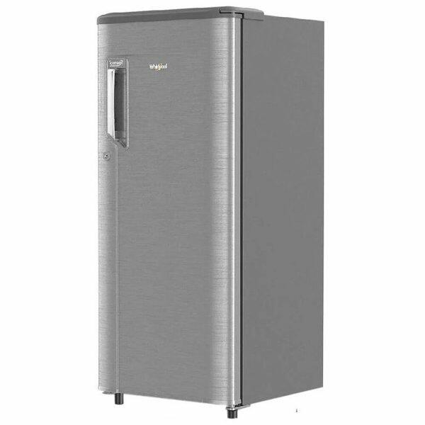 Whirlpool 205 IMPC PRM, 184L 3 Star Icemagic Pro Inverter Direct-Cool Single Door Refrigerator, 10 Years Warranty on Compressor, Lumina Steel