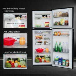 Whirlpool NEO258LHCLSPLS, 212L 1Star Double Door Refrigerator, 20 Years Warranty on Compressor, NightAthena