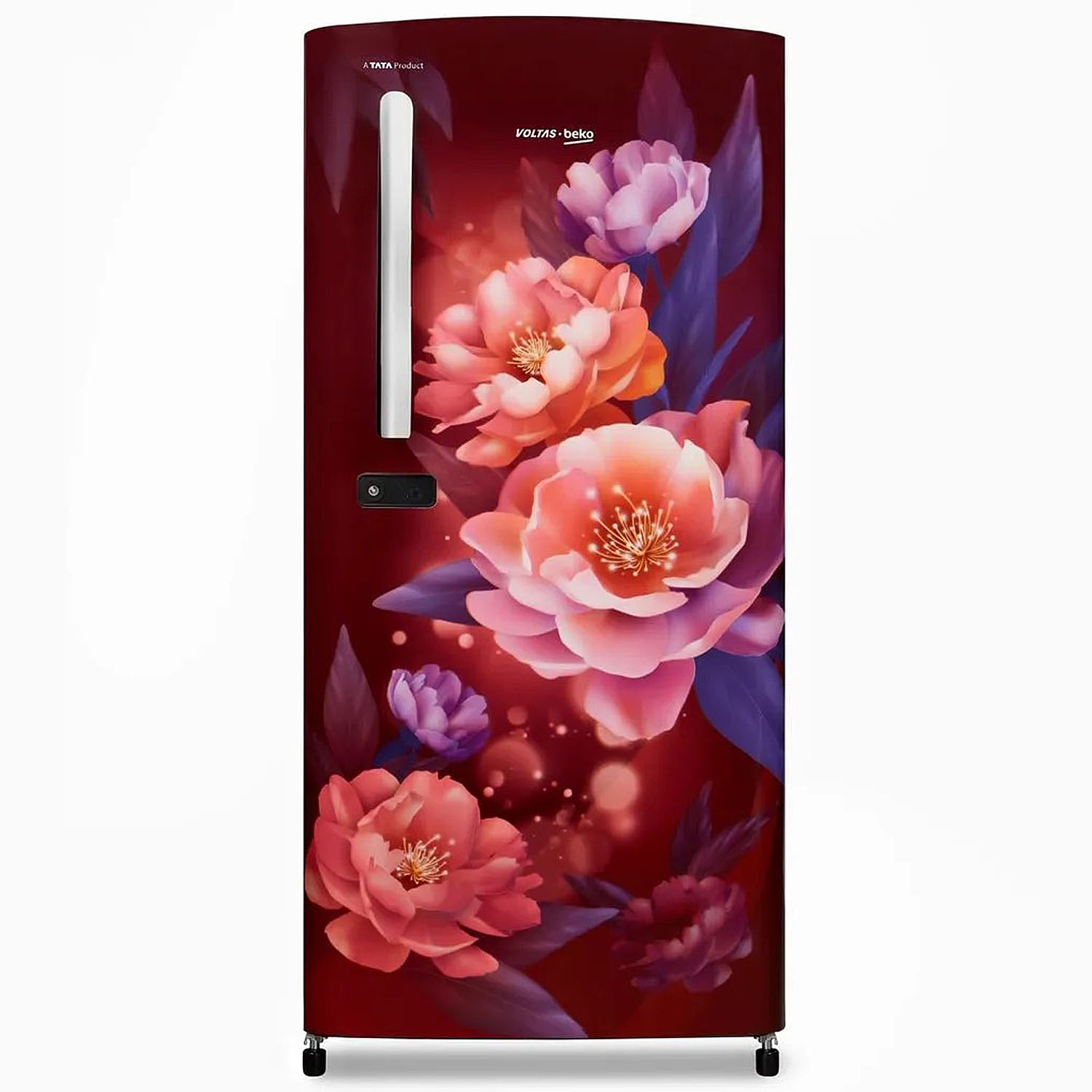 Voltas Beko 175 Litre 1 Star Single Door Refrigerator with Fresh Box and Stabilizer Free Operation, Peony Wine, RDC208E/SOPWE Voltas Beko 175 Litre 1 Star Single Door Refrigerator with Fresh Box and Stabilizer Free Operation, Peony Wine, RDC208E/SOPWE