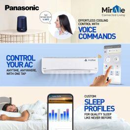 Panasonic CU-RU18AKY 1.5 Ton 3 Star Inverter AC with 7-in-1 Convertible, White