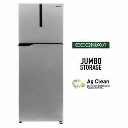 Panaonic TG322BVHN, 309 Litre 2 Star Double Door Refrigerator with 6 Stage Intelligent Inverter Compressor and 35 Litre Jumbo Vegetable Box, Grey