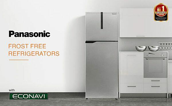Panaonic TG322BVHN, 309 Litre 2 Star Double Door Refrigerator with 6 Stage Intelligent Inverter Compressor and 35 Litre Jumbo Vegetable Box, Grey