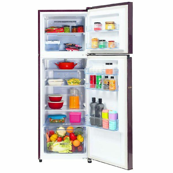 Panasonic 280L 2 Star Double Door Refrigerator (NR-TH292BDRN, Harnel Wine)