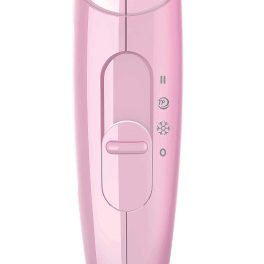 Philips BHC017/00, 1200 Watt Hair Dryer with 3 drying Setting, Thermoprotect temperature Setting and foldable handle, Cherry Pink