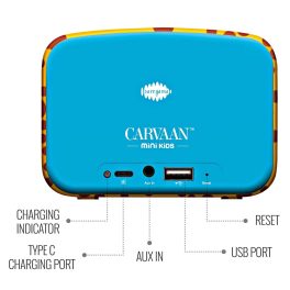 Saregama Carvaan Mini 2.0 Kids, Chota-Bheem-Blue