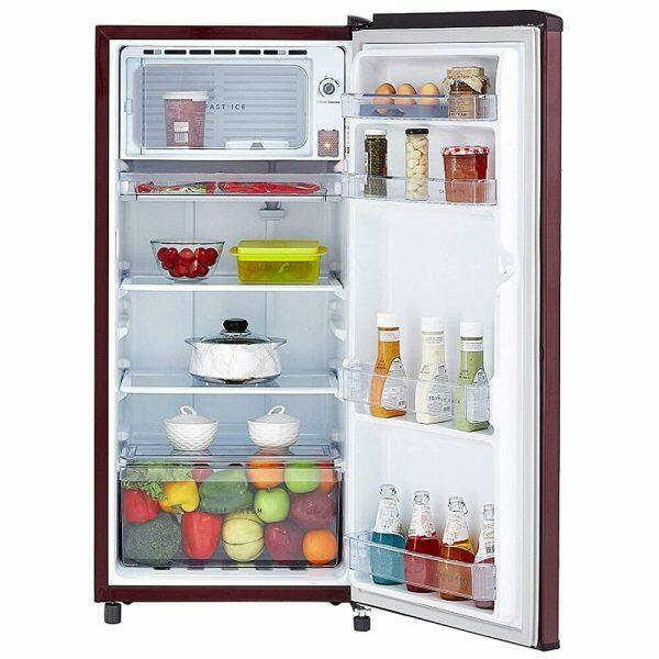Whirlpool 200 IMPC PRM, 180L 1 Star Direct-Cool Single Door Refrigerator, 10 Years Warranty on Compressor, Wine Gloria
