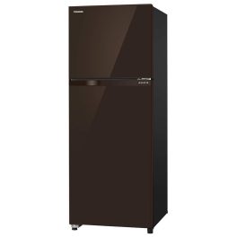 Toshiba GR-AG36INXB, 305L 2Star Double Door Refrigerator, Brown