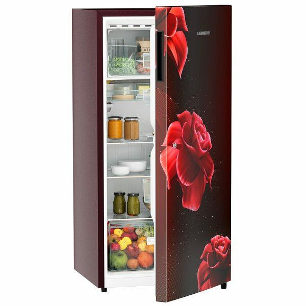Liebherr DNPRDC 1901, 191L 3 Star Inverter, Direct Cool Single Door Refrigerator, 20 Years Warranty on Compressor, Vegetable Organiser, Red Divine