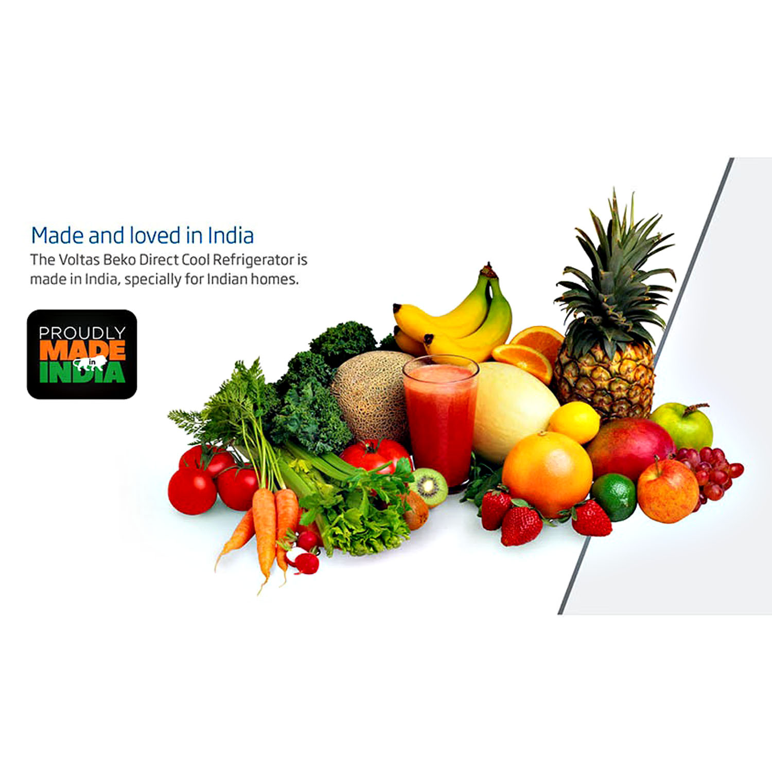 Voltas Beko 185 Litre 4 Star Single Door Refrigerator with Quick Freezer, Safe Box and Crisper Humidity Control, Dahile Blue, RDC220B/W0DBE0M Voltas Beko 185 Litre 4 Star Single Door Refrigerator with Quick Freezer, Safe Box and Crisper Humidity Control, Dahile Blue, RDC220B/W0DBE0M