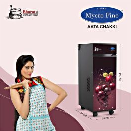 Mycrofine Diva Plus, 6.5 KG SS Grinding chamber with 6 Blade Rotter Cutter, 100% Copper Motor, Air Cooler High Tech Filter and Soft Close Door, Cherry Blossom