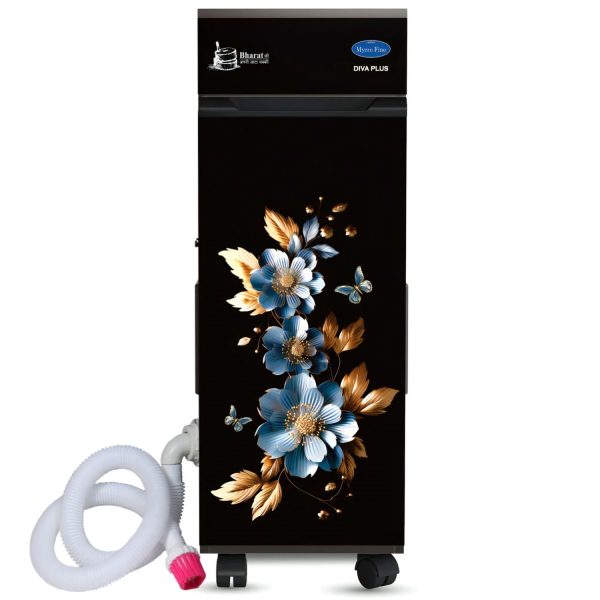 Mycrofine Diva Plus, 6.5 KG SS Grinding chamber with Vacuum Cleaner with 6 Blade Rotter Cutter, 100% Copper Motor, Air Cooler High Tech Filter and Soft Close Door, Deco Floral