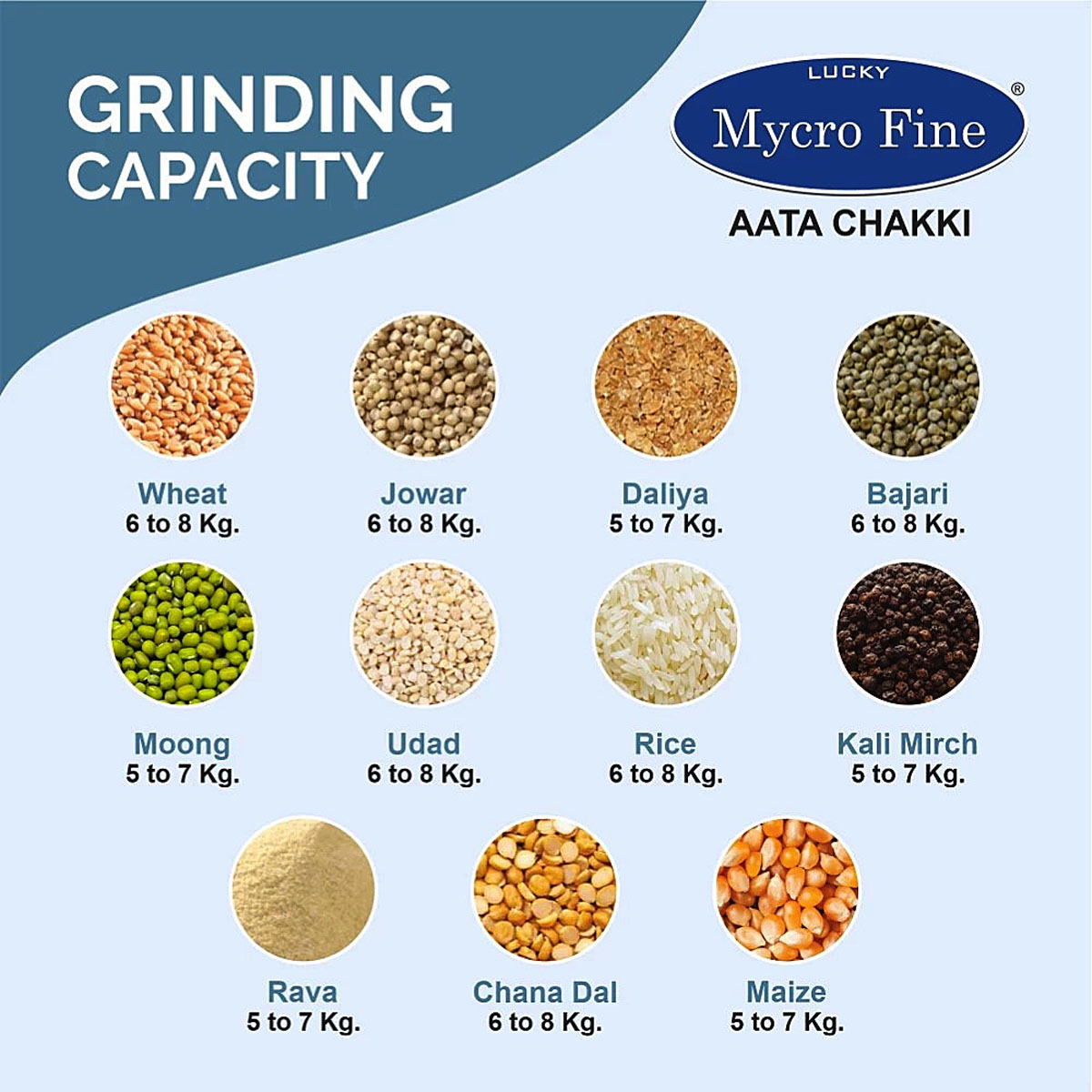 Mycrofine 6.5 KG MS Grinding chamber with 6 Blade Rotter Cutter, 100% Copper Motor and Soft Close Door, RIO PLUS DOUGHNUT Mycrofine 6.5 KG MS Grinding chamber with 6 Blade Rotter Cutter, 100% Copper Motor and Soft Close Door, RIO PLUS DOUGHNUT