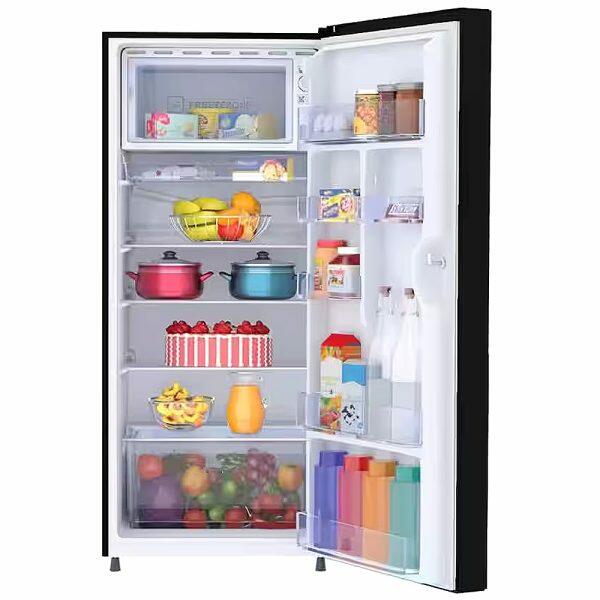 Haier 190 Litre 3 Star Single Door Refrigerator, Spiral-Glass (HRD-2103CSG)