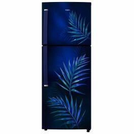 Whirlpool NEO 278LH PRM, 235 L 2 Star Frost Free Double Door Refrigerator, Freezer 56 Ltr, 10 Years Warranty on Compressor, Sapphire Palm