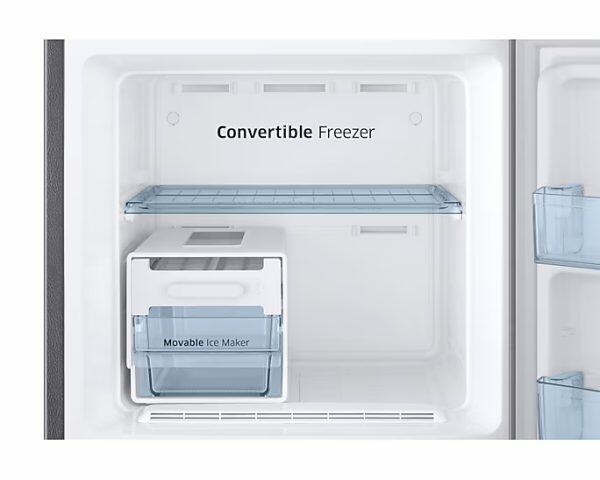 Samsung 256L 3 Star Double Door Refrigerator (RT30C3733BX, Luxe Black)