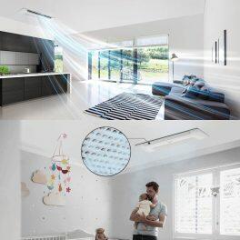 Samsung AC036NN1PKC, One Ton 2 Star One Way Cassette AC with Wind Free Technology and Long Air Throw, White