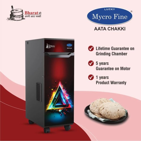 Mycrofine Neo Plus, 6.5 KG MS Grinding chamber with 6 Blade Rotter Cutter, 100% Copper Motor and Air Cooler High Tech Filter, Prism
