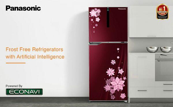 Panasonic 280L 2 Star Double Door Refrigerator (NR-TH292BDRN, Harnel Wine)