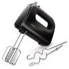 Philips HR3705/10, 300 Watt Hand Mixer with 5 Speed Control Setting, Cord Clip for tidy Storage and large Eject button, Black