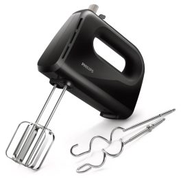 Philips HR3705/10, 300 Watt Hand Mixer with 5 Speed Control Setting, Cord Clip for tidy Storage and large Eject button, Black