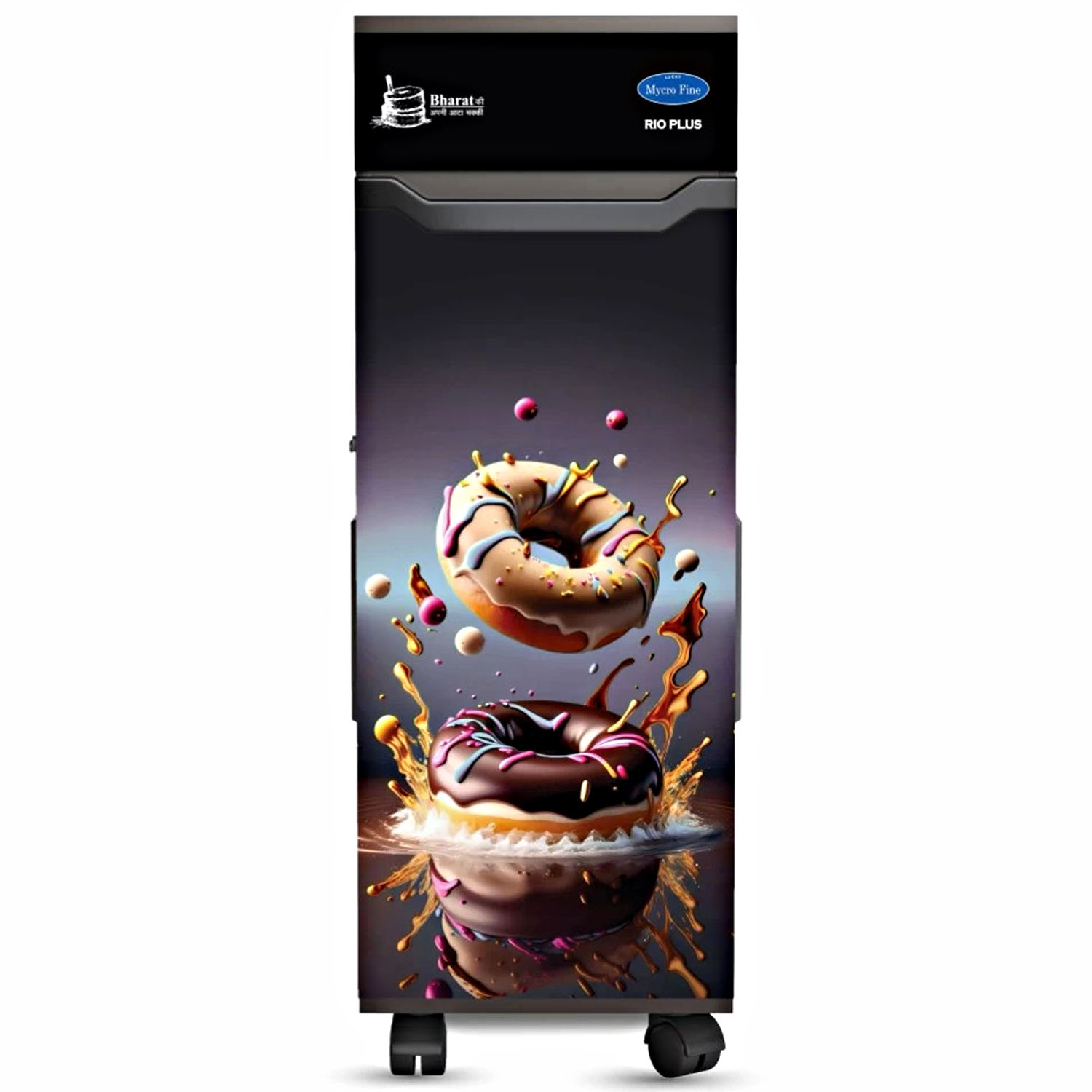 Mycrofine 6.5 KG MS Grinding chamber with 6 Blade Rotter Cutter, 100% Copper Motor and Soft Close Door, RIO PLUS DOUGHNUT Mycrofine 6.5 KG MS Grinding chamber with 6 Blade Rotter Cutter, 100% Copper Motor and Soft Close Door, RIO PLUS DOUGHNUT