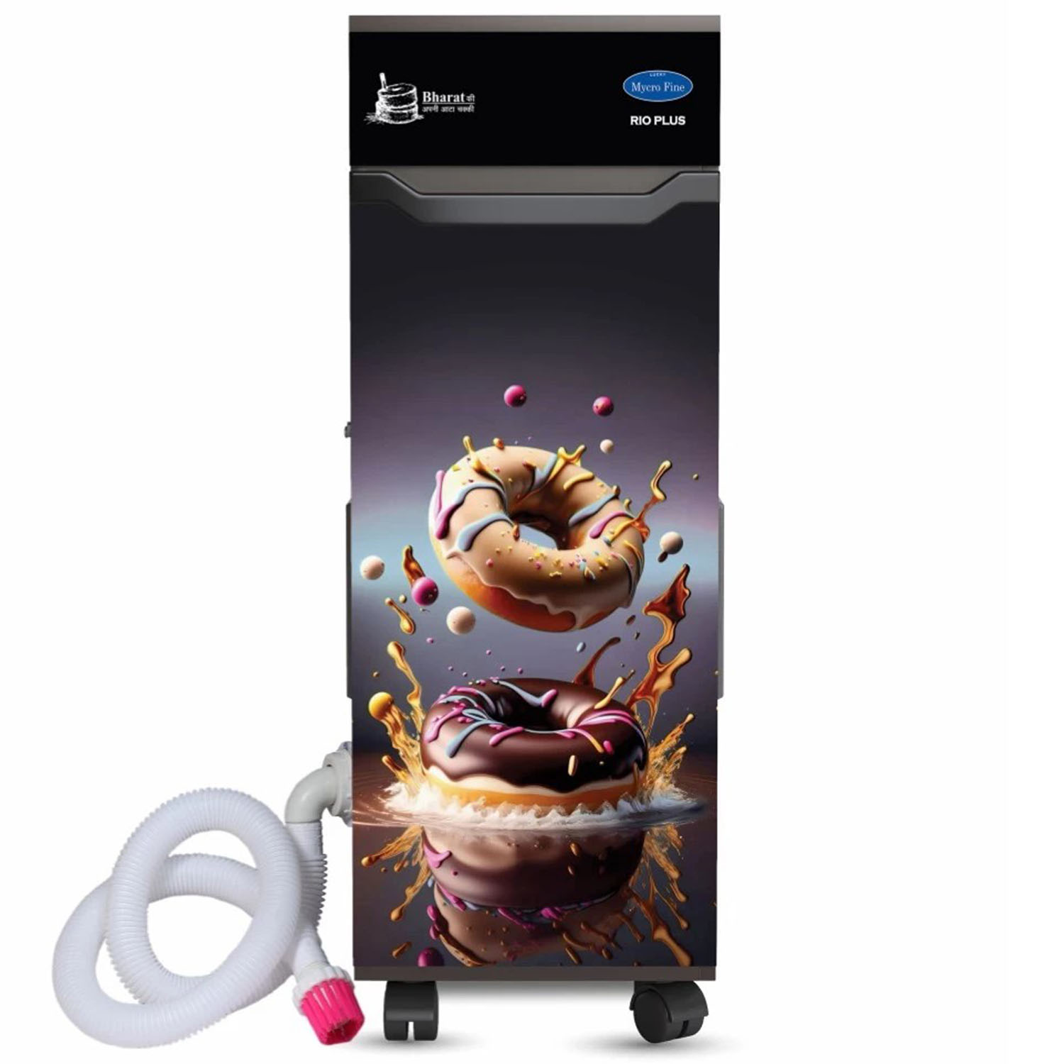 Mycrofine 6.5 KG MS Grinding chamber with Vacuum Cleaner with 6 Blade Rotter Cutter, 100% Copper Motor and Soft Close Door, RIO PLUS DOUGHNUT Mycrofine 6.5 KG MS Grinding chamber with Vacuum Cleaner with 6 Blade Rotter Cutter, 100% Copper Motor and Soft Close Door, RIO PLUS DOUGHNUT