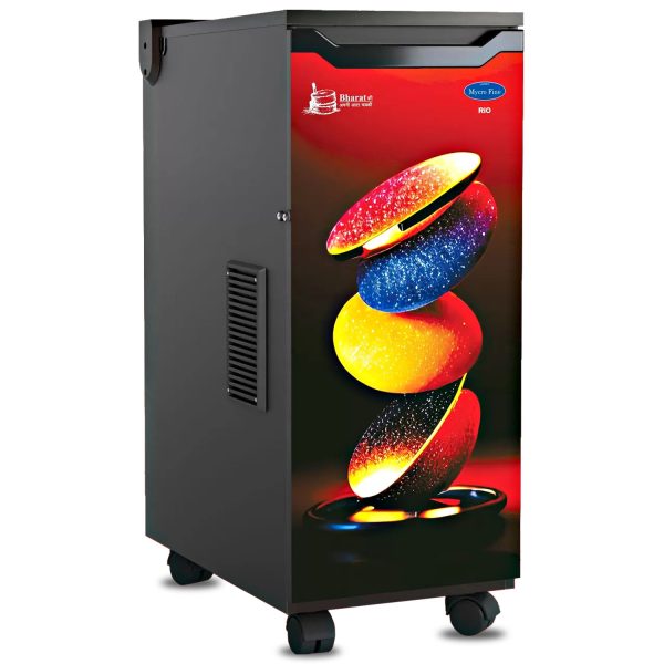 Mycrofine Rio, 5 KG MS Grinding chamber with 4 Blade Rotter Cutter, 100% Copper Motor and Soft Close Door, Red Art