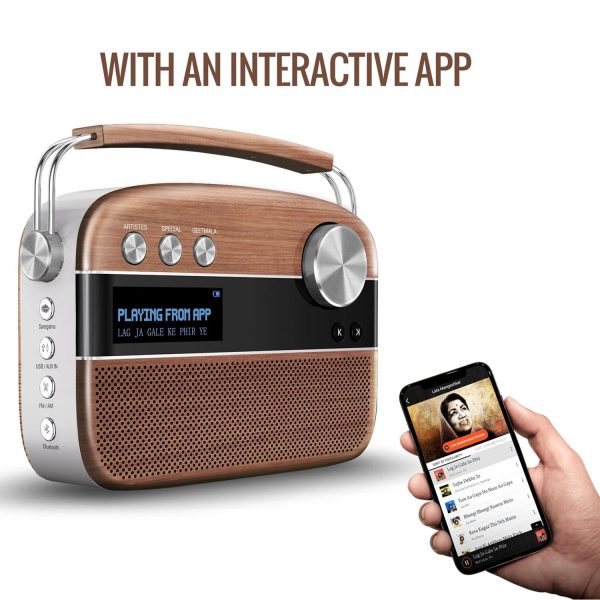 Saregama Carvaan Hindi, Premium Oak Wood