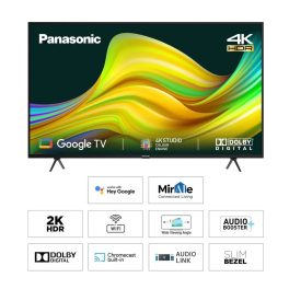 Panasonic 43inch Smart Google TV with Dolby Digital and Google Voice Assistant, Black, 43MS680