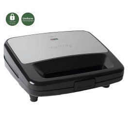 Philips HD2288, XL Sized Plate Sandwich Maker with Light Indicator and Uniform Heat Dispersion, Black