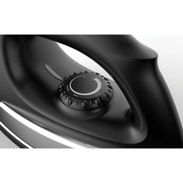 Philips GC181/80, 1000 Watt Heavy Weight Stainless Steel Dry Iron with Non- Stick Soleplate and Temperature Ready Light, Black