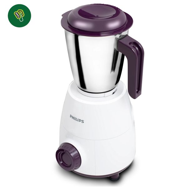 Philips HL7505/00, 500 Watt 3 Jar Mixer Grinder with Leak Proof and Spill Proof Jars, Easy Locking system, White