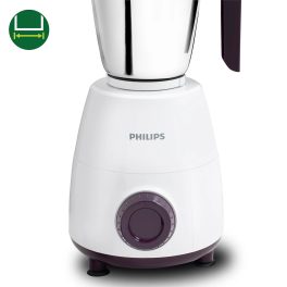 Philips HL7505/00, 500 Watt 3 Jar Mixer Grinder with Leak Proof and Spill Proof Jars, Easy Locking system, White
