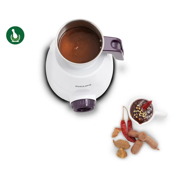 Philips HL7506/00, 500 Watt 2 Jar Mixer Grinder with Easy to assemble with dual lock system and Non-Slip Feet, White