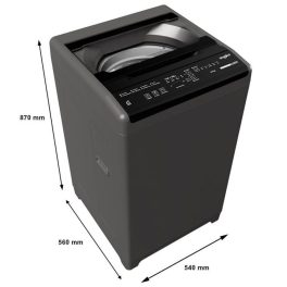 Whirlpool Whitemagic Classic, 6.5 KG Fully Automatic Machine with 6th Sense Technology and Hard Water Wash, Grey