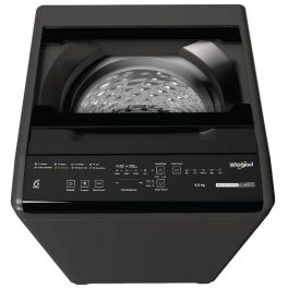 Whirlpool Whitemagic Classic, 6.5 KG Fully Automatic Machine with 6th Sense Technology and Hard Water Wash, Grey