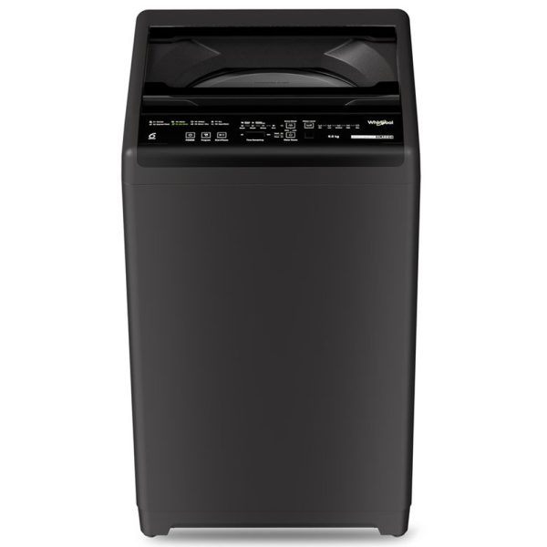 Whirlpool Whitemagic Classic, 6.5 KG Fully Automatic Machine with 6th Sense Technology and Hard Water Wash, Grey