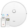 Haier TH27U1, Smart Robot Vacuum Cleaner with Wi-Fi Connectivity, Google Assistant, Alexa with Voice Control, Application and Remote Control, Silver