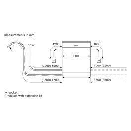 Bosch SMS6ITW00I, 13 Place Freestanding Dishwasher with IOT, Rackmatic and 10 Year Rust Through Warranty, White
