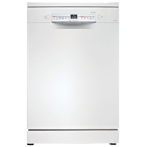 Bosch SMS6ITW00I, 13 Place Freestanding Dishwasher with IOT, Rackmatic and 10 Year Rust Through Warranty, White