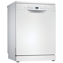 Bosch SMS6ITW00I, 13 Place Freestanding Dishwasher with IOT, Rackmatic and 10 Year Rust Through Warranty, White