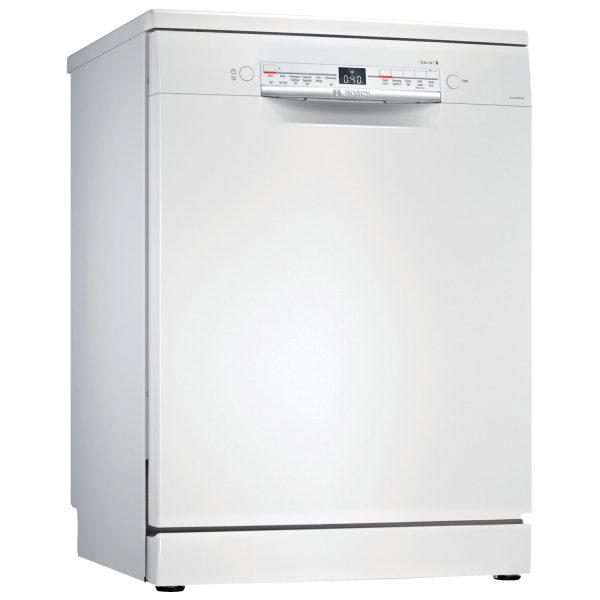 Bosch SMS6ITW00I, 13 Place Freestanding Dishwasher with IOT, Rackmatic and 10 Year Rust Through Warranty, White
