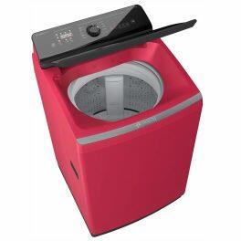 Bosch WOI905ROIN, 9 KG Fully Automatic Top Load Machine with Reload Function, Pulsator Wash and Stainless Steel Drum, Sparkling Red